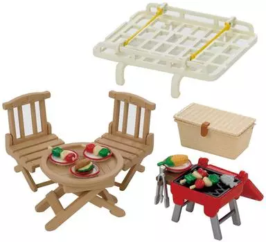 Sylvanian Families набор "Семейный пикник, с багажником для красного автомобиля"