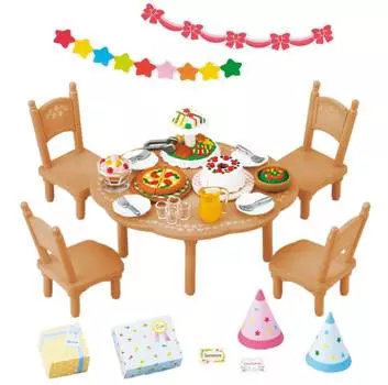 Sylvanian Families "Вечеринка" - набор мебели и аксессуаров