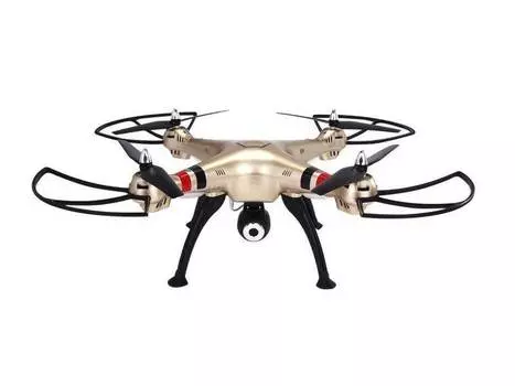 Syma Радиоуправляемый квадрокоптер X8HW с FPV трансляцией Wi-Fi, барометр 2.4G RTF