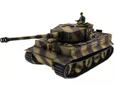 Taigen Радиоуправляемый танк Tiger 1 (Германия, поздняя версия), 1/16, HC, 2.4G, RTR