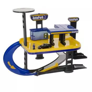 Teamsterz Гараж, с синей машинкой