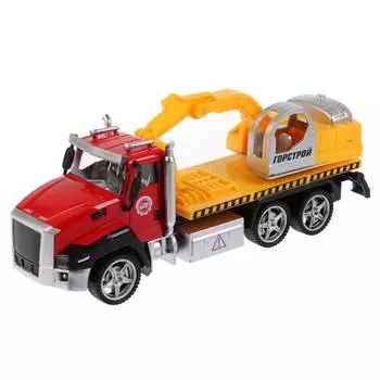 Технопарк Машина инерционная Автоэкскаватор, 21 см