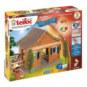Teifoc Конструктор из кирпичиков "Конюшня"