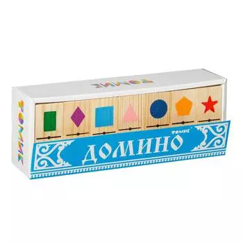 ТОМИК Домино "Геометрические фигуры"