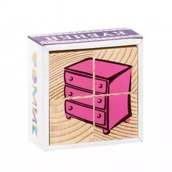 ТОМИК Кубики "Мебель"