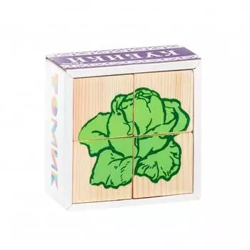 ТОМИК Кубики "Овощи"