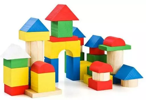 ТОМИК "Цветной конструктор" | 43 детали