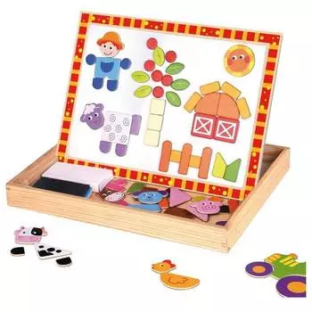 Tooky toy Магнитная доска "Головоломка-Ферма"