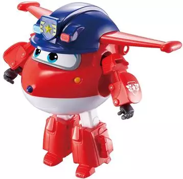 Трансформер Super Wings Джетт полиция