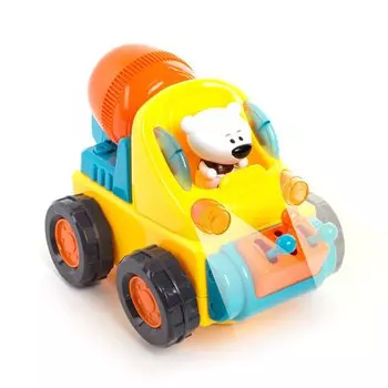 Транспортный набор свет, звук МИ-МИ-МИШКИ Тучка Бетономешалка