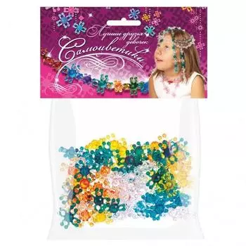 Творчество БИПЛАНТ 11014 Самоцветики в пакете № 3 зеленый