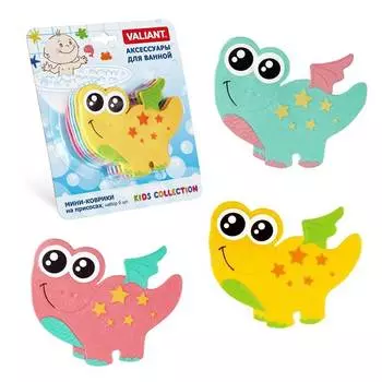 VALIANT Набор для ванной мини-коврики дракоша К6-3896