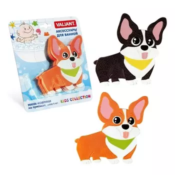 VALIANT Набор мини-коврики корги K6-3890