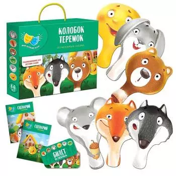 VLADI TOYS Кукольный театр "Колобок, Теремок"