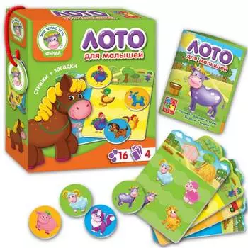 VLADI TOYS Лото "Ферма"
