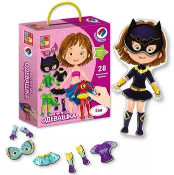 VLADI TOYS Магнитная игра "Одевашка Ева"