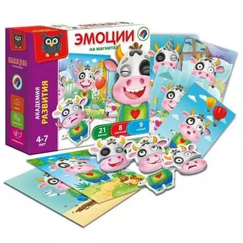 VLADI TOYS Набор "Эмоции на магнитах" - развивающая игра
