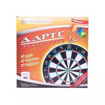 Владспортпром Дартс "Подарочный", 6 дротиков