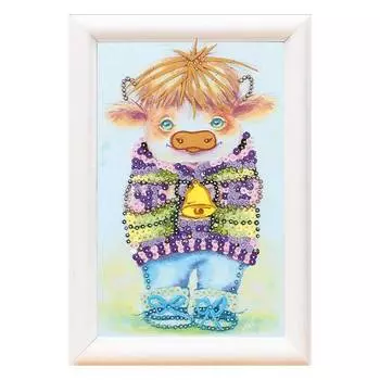 ВОЛШЕБНАЯ МАСТЕРСКАЯ Мозаика из пайеток Бычок