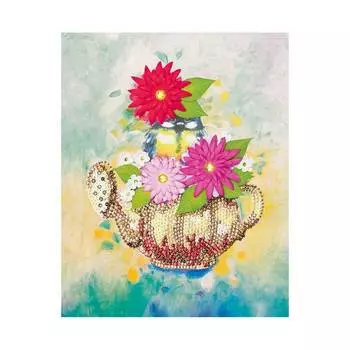 ВОЛШЕБНАЯ МАСТЕРСКАЯ Мозаика из пайеток "Чаепитие"