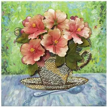 ВОЛШЕБНАЯ МАСТЕРСКАЯ Мозаика из пайеток "Летний букет"