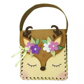 ВОЛШЕБНАЯ МАСТЕРСКАЯ Набор для творчества "Сумочка Олененок"