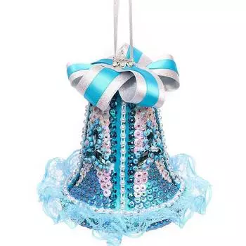 ВОЛШЕБНАЯ МАСТЕРСКАЯ Набор для творчества Шар-колокольчик голубой