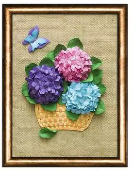 ВОЛШЕБНАЯ МАСТЕРСКАЯ "3D картина Гортензии FM-06"