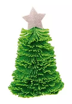 ВОЛШЕБНАЯ МАСТЕРСКАЯ "Новогодняя ёлочка зеленая с серебряной звездой ШФ-08"