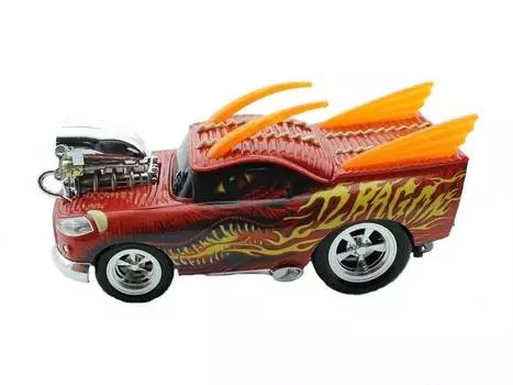 Wangfeng Радиоуправляемая машина Дракон из серии Muscle Сar с гоночным Мотором, 1/16, свет, звук, пульт пистолетного типа