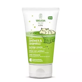 Weleda Шампунь-гель детский для волос и тела Лайм, 150 мл