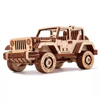 Wood Trick Механический 3D-пазл из дерева "Сафари Джип"