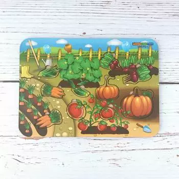 WoodlandToys Деревянный вкладыш "Овощи", 011601
