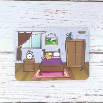 WoodlandToys Деревянный вкладыш Спальня, 011701