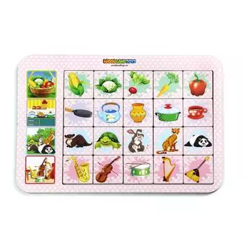 WoodlandToys Обучающий набор Досочки "Ассоциации" 093103