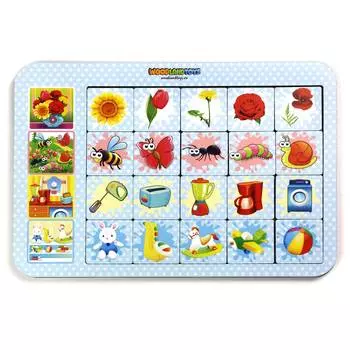 WoodlandToys Обучающий набор Досочки "Ассоциации", 093104
