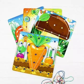 WoodlandToys Геоборд «Еда» Морковка 121208/3w