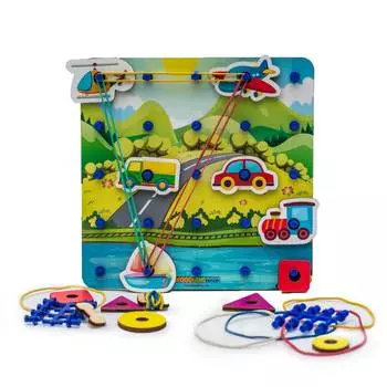 WoodlandToys Геоборд "Транспорт"