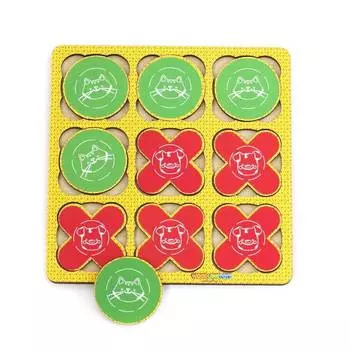 WoodlandToys Логическая игра "Крестики-нолики" 066103