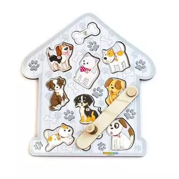 WoodlandToys Магнитная рыбалка Собаки