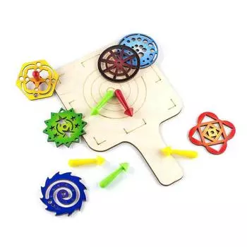 WoodlandToys Настольная игра "Волчок - Калейдоскоп", 136108w