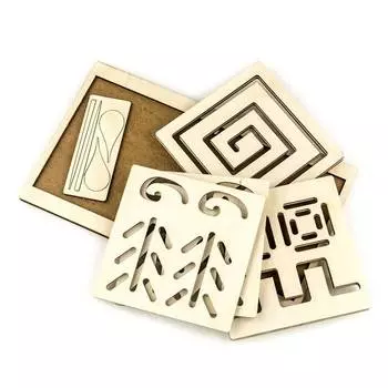 WoodlandToys Межполушарная доска Квадрат