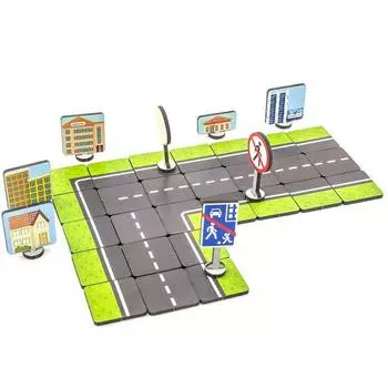WoodlandToys Настольная игра Правила дорожного движения, «Пешеход»