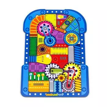 WoodlandToys Пазл-головоломка "Механизмы"