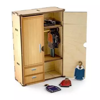 WoodlandToys Сортер "Шкаф. Одежда по сезонам"