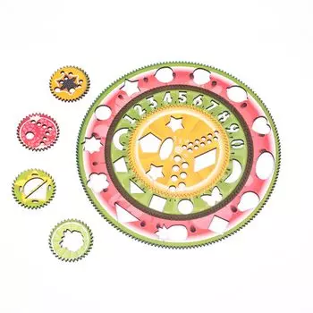 WOODLAND Спирограф для рисования "Фрукты"