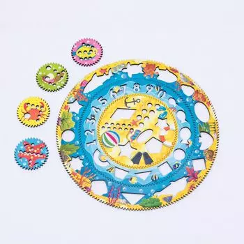 WOODLAND Спирограф для рисования "Рыбки"