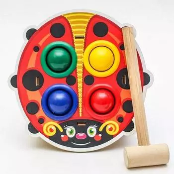 WoodlandToys Стучалка Божья коровка