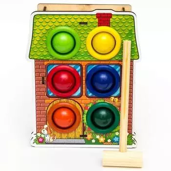 WoodlandToys Стучалка Дом