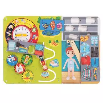 WoodlandToys Бизиборд "Гигиена"